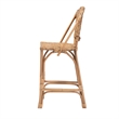 Pemberly Row Modern / Contemporary Bohemian Natural Rattan Bar Stool