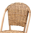 Pemberly Row Modern / Contemporary Bohemian Natural Rattan Bar Stool