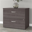 Pemberly Row 2 Drawer Lateral File Cabinet in Storm Gray - Engineered Wood