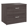 Pemberly Row 2 Drawer Lateral File Cabinet in Storm Gray - Engineered Wood