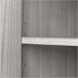 Pemberly Row Low Storage Cabinet with Doors in Platinum Gray - Engineered Wood