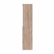 Pemberly Row 25W Closet Organizer with Drawers in Rustic Brown - Engineered Wood