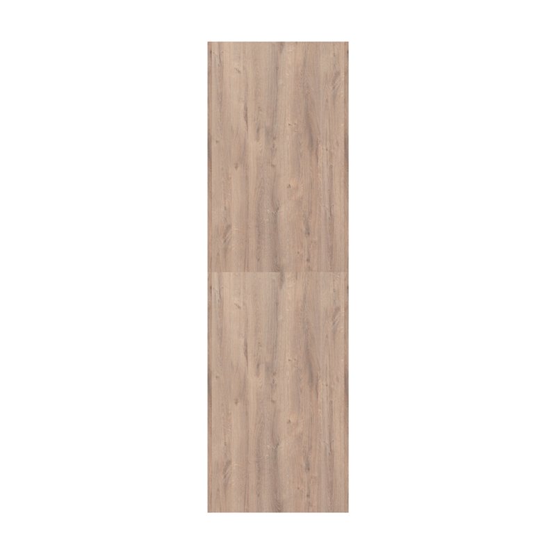 Pemberly Row 25W Closet Organizer with Drawers in Rustic Brown - Engineered Wood