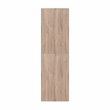 Pemberly Row 25W Closet Organizer with Drawers in Rustic Brown - Engineered Wood