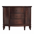 Pemberly Row Contemporary Cherry 3 Drawer 2 Drawer Accent Cabinet