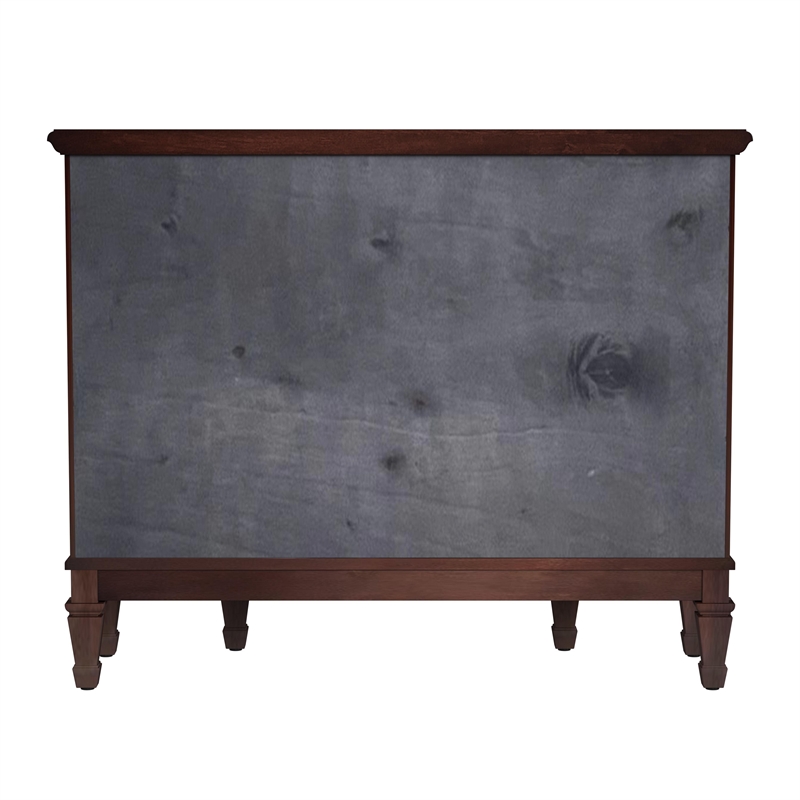 Pemberly Row Contemporary Cherry 3 Drawer 2 Drawer Accent Cabinet