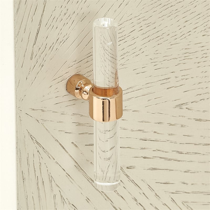 Pemberly Row Contemporary Transitional Sideboard in Champagne