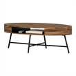 Pemberly Row Contemporary Engineered Wood Coffee Table in Brown