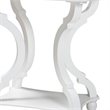 Pemberly Row Modern Classic and Traditional White Wood End Table