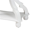 Pemberly Row Modern Classic and Traditional White Wood End Table