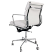 Pemberly Row Soft Double Padded Management Office Chair In White