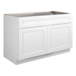 Pemberly Row Ready to Assemble Wood Cabinet in White 48-Inch by 24 x 34.5