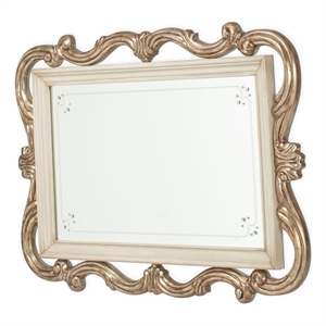 Pemberly Row Modern / Contemporary Wood Wall Mirror - Champagne