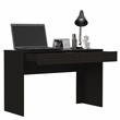 Pemberly Row 2-Drawer Engineered Wood Writing Computer Desk in Black