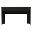 Pemberly Row 2-Drawer Engineered Wood Writing Computer Desk in Black