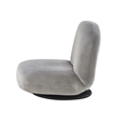 Pemberly Row Modern / Contemporary Plush Recliner/Floor Chair Gray