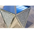 Pemberly Row Modern / Contemporary Mirrored Crystal End Table