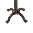 Pemberly Row Adjustable Vintage Table in Natural Driftwood/Aged Iron