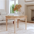 Pemberly Row Modern / Contemporary Oval Wood Coffee Table - Beige