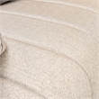 Pemberly Row Contemporary Transitional Loveseat in Opal  /  Gold