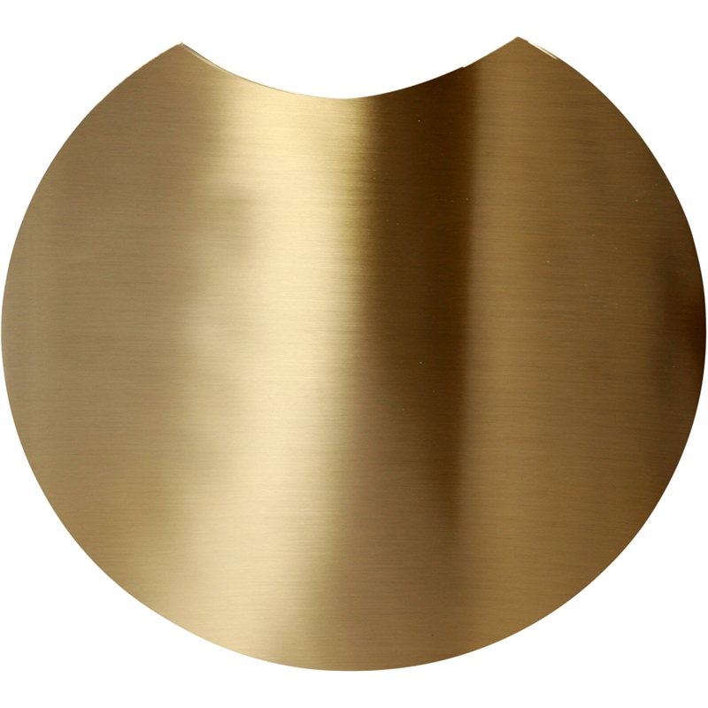 Pemberly Row Modern / Contemporary Dimple Gold Iron Metal End Table