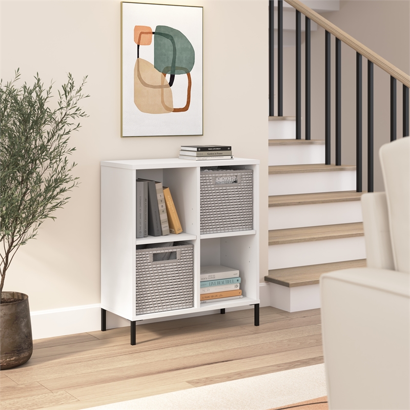 Pemberly Row Contemporary 4 Cube Organizer - Engineered Wood