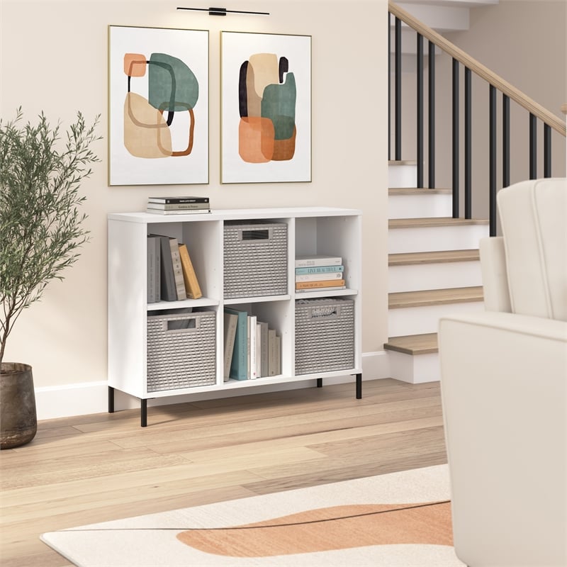 Pemberly Row Contemporary 6 Cube Organizer - Engineered Wood