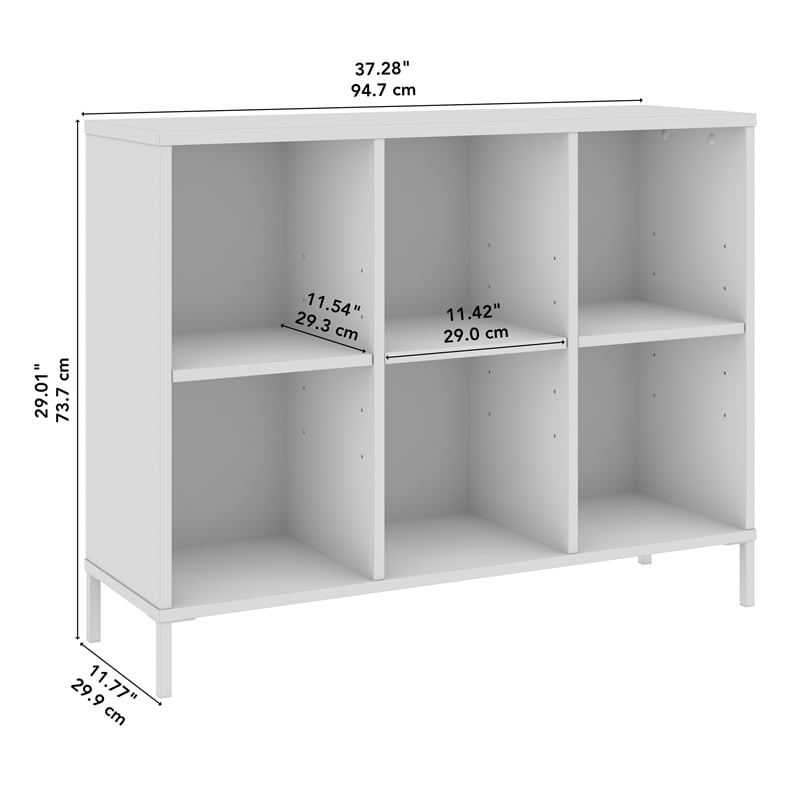 Pemberly Row Contemporary 6 Cube Organizer - Engineered Wood