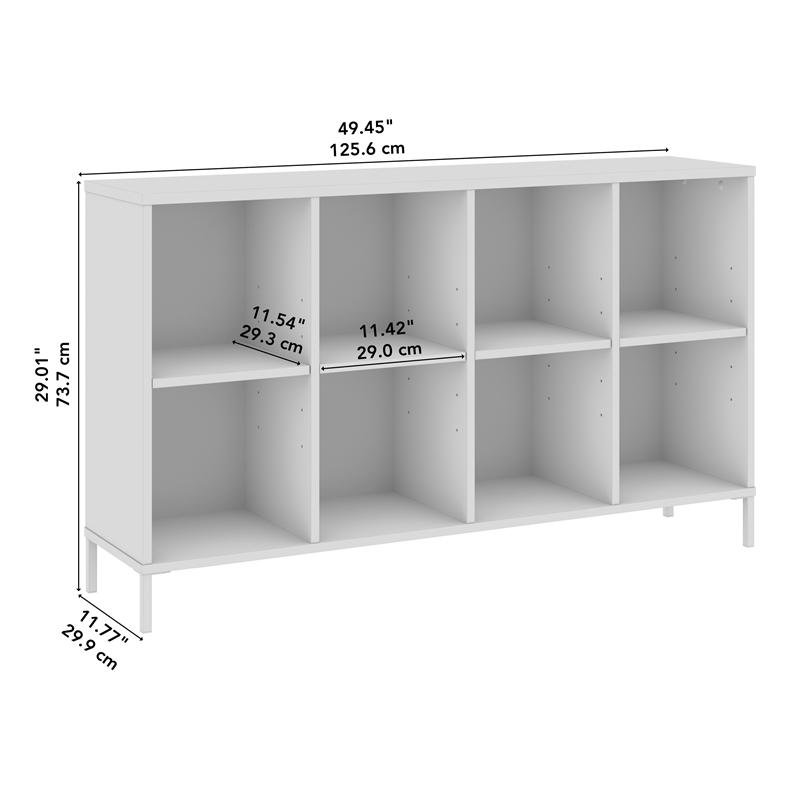 Pemberly Row Contemporary 8 Cube Organizer - Engineered Wood