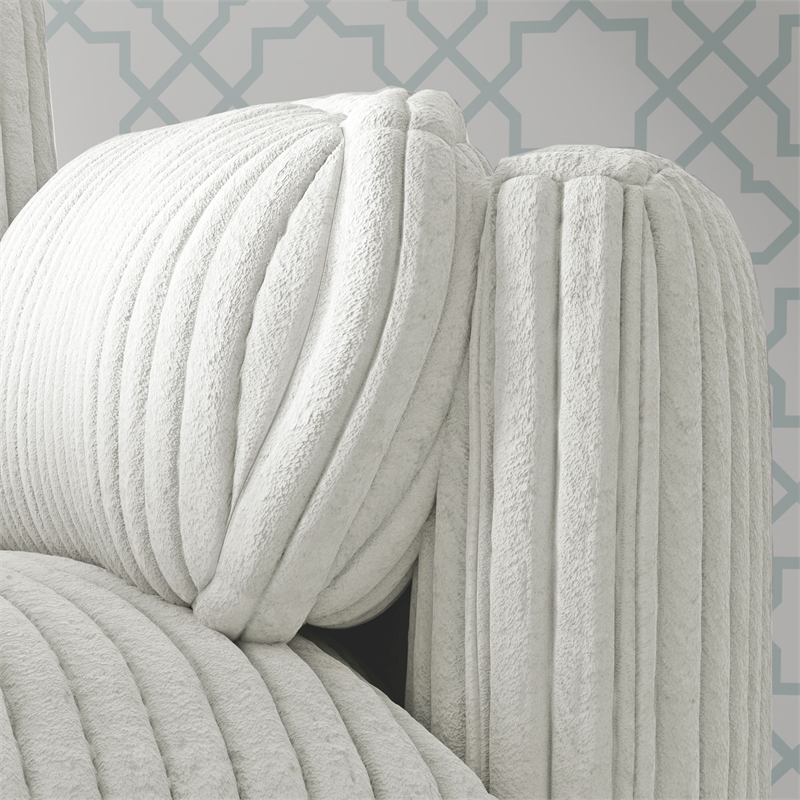 Pemberly Row Power Swivel Glider Recliner Two Pack in White