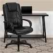 Pemberly Row Modern Executive Office Chair with High Back in Black