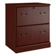Pemberly Row Contemporary Lateral File Cabinet in Harvest Cherry