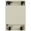 Pemberly RowD Mobile Pedestal 3-Drawer Filing Cabinet Box/Box/File in Beige