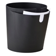 Pemberly Row Modern Deskside Recycling and Trash Can 9929BL Black