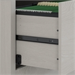 Pemberly Row 3 Drawer Mobile File Cabinet in Gray Sand - Engineered Wood
