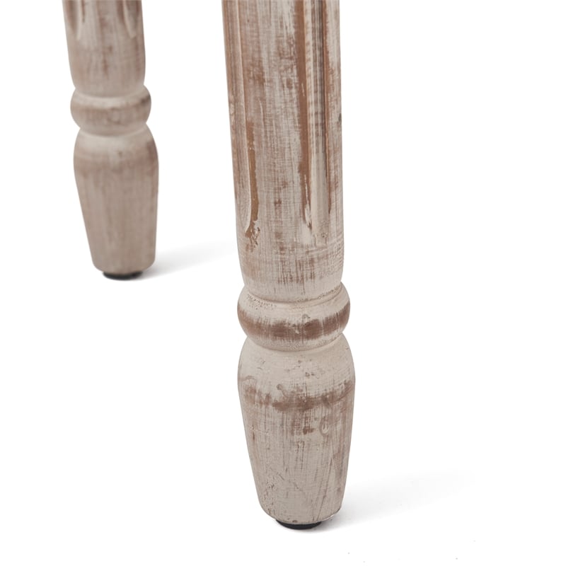 Pemberly Row Modern / Contemporary Side Table Distressed Natural