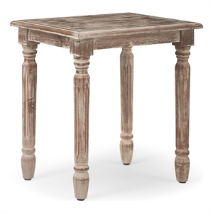 Pemberly Row Modern / Contemporary Side Table Distressed Natural