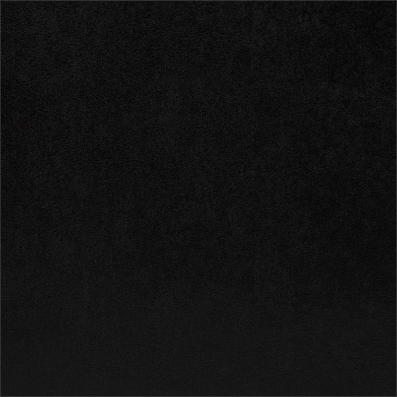 Pemberly Row 3 Piece Square Faux Leather Top Kids Folding Table Set in Black