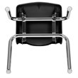 Pemberly Row Contemporary 14In. Student Stack Chair In Black