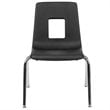 Pemberly Row Contemporary 16In. Student Stack Chair In Black