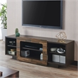 Pemberly Row Modern Wood Storage 62-Inch TV Stand in Brown Wenge