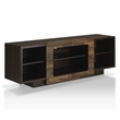 Pemberly Row Modern Wood Storage 62-Inch TV Stand in Brown Wenge