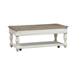 Pemberly Row Modern / Contemporary Magnolia Lift Top Cocktail Table