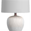 Pemberly Row Modern / Contemporary Ceramic Table Lamp in Beige