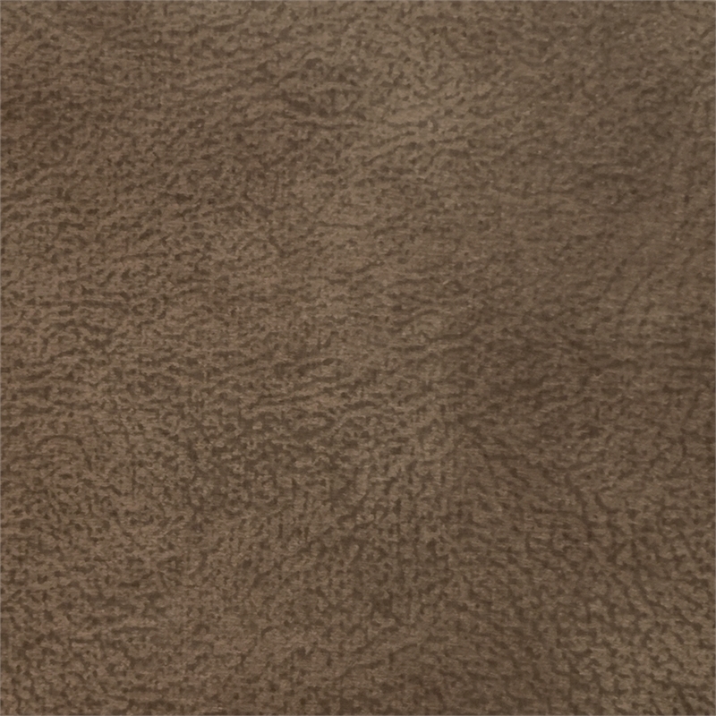 Pemberly Row Power Wall Hugger Recliner in Coffee Brown Polyester Fabric