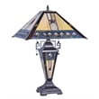 Pemberly Row Tiffany-style 1 Light Double Lit Table Lamp 16