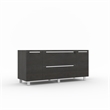 Pemberly Row Credenza with 2 Drawers and 2 Doors in Espresso