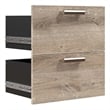 Pemberly Row 2 Drawer Set for 20W Closet Organizer in Rustic Brown - Wood
