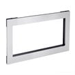 Pemberly Row 30 in. Built-in Stainless Steel Microwave Trim Kit in Silver