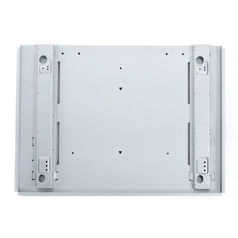 Pemberly Row 30 in. Built-in Stainless Steel Microwave Trim Kit in Silver